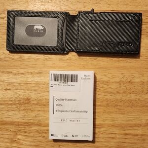 Furid Men's EDC (EVERYDAY CARRY) WALLET; RFID Blocking Prevents Identity Theft
